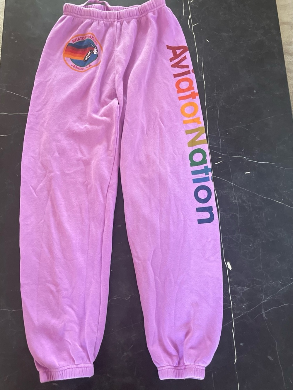 Aviator Nation Lavender Sweatpants Size M oversized